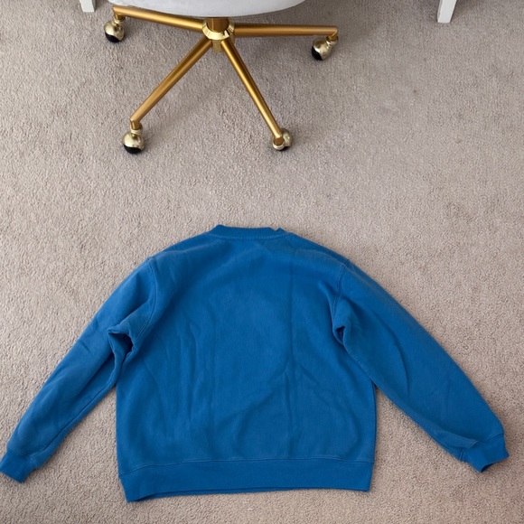 White Fox Boutique Blue and Pink Crewneck Sweater - Picture 3 of 8